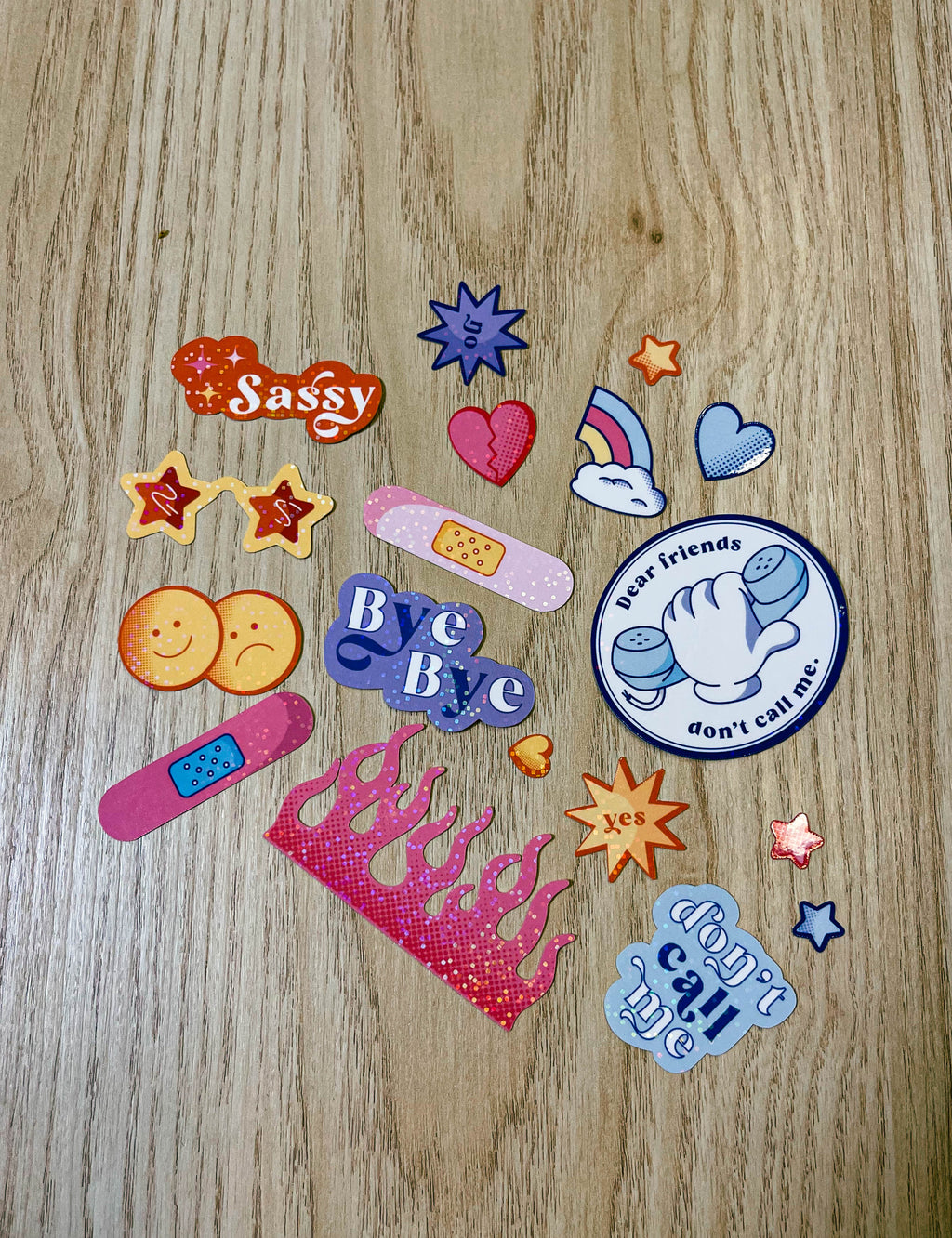 Sassy Pack - Lot de stickers