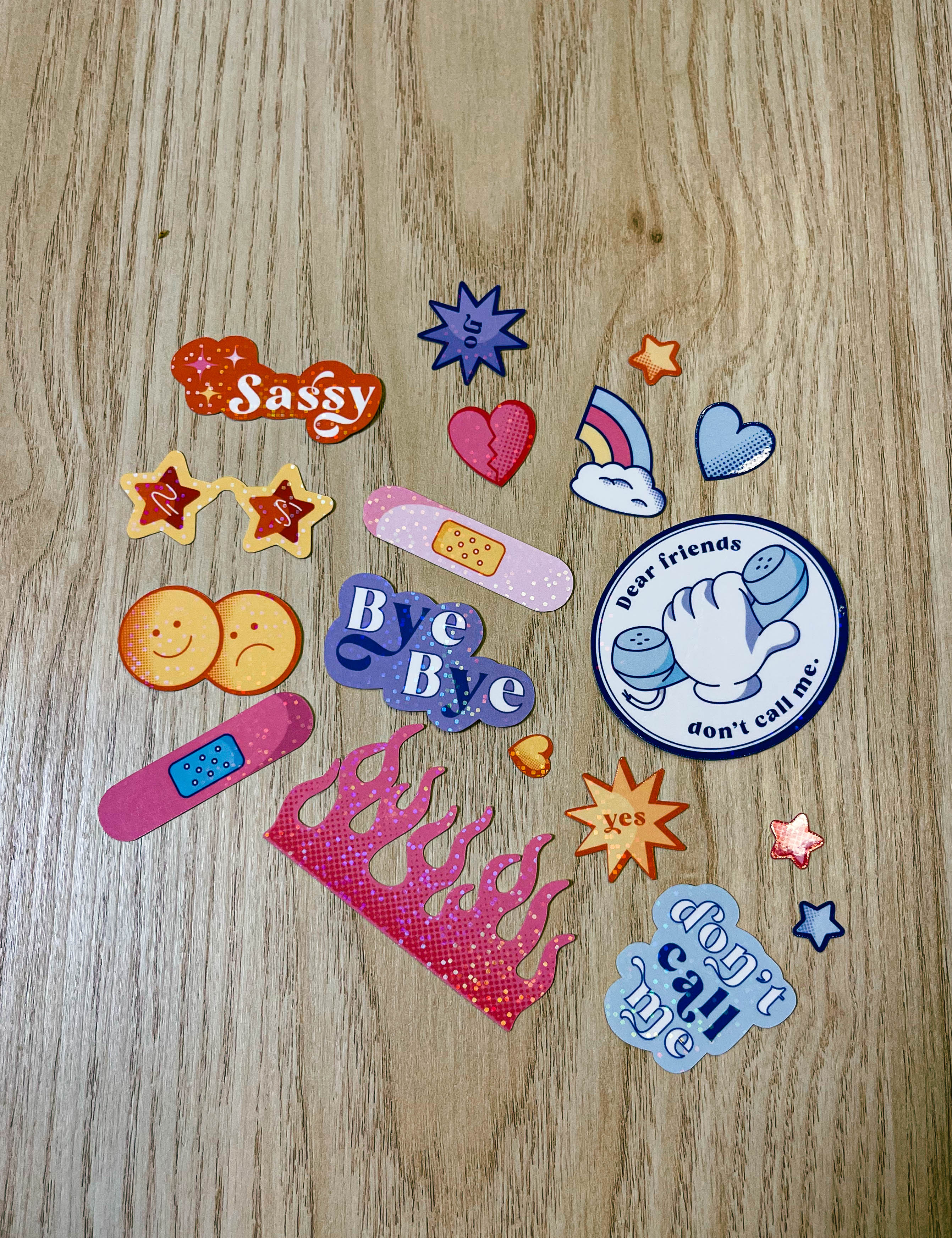 Sassy Pack - Lot de stickers