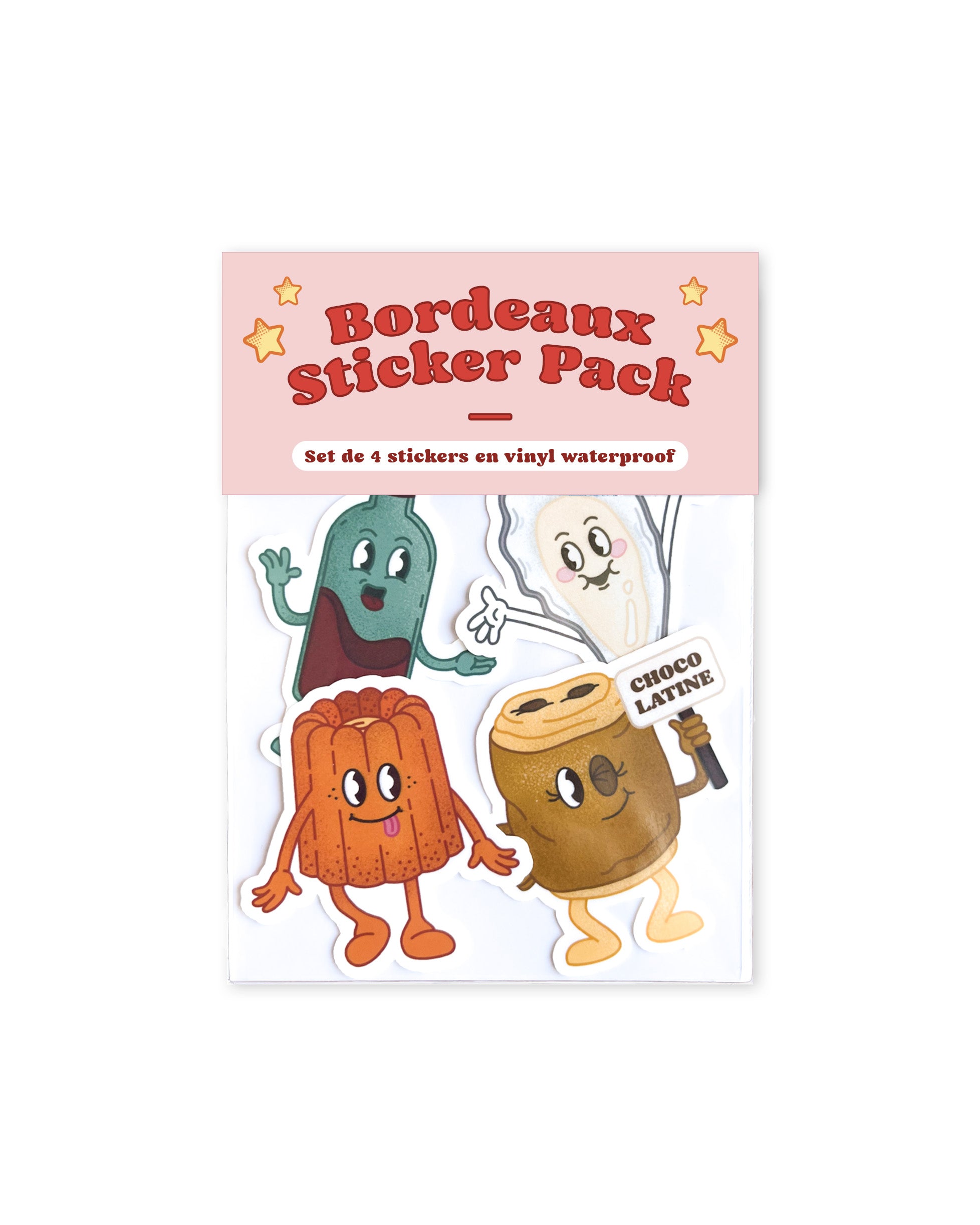 Lot de stickers Bordeaux – Bimbam Studio