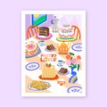 Affiche Pastry Lover - Atelier Lune