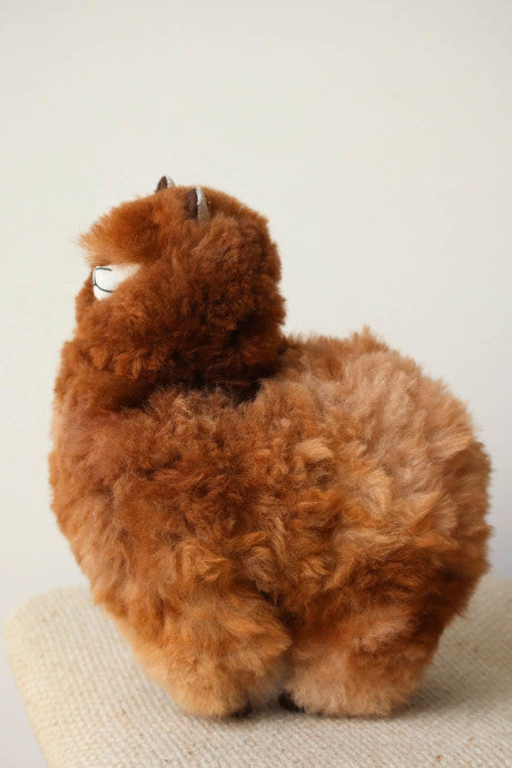 Peluche alpaga José BellePaga, détail texture fibre baby alpaga