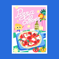 Affiche Pizza Lover - Atelier Lune
