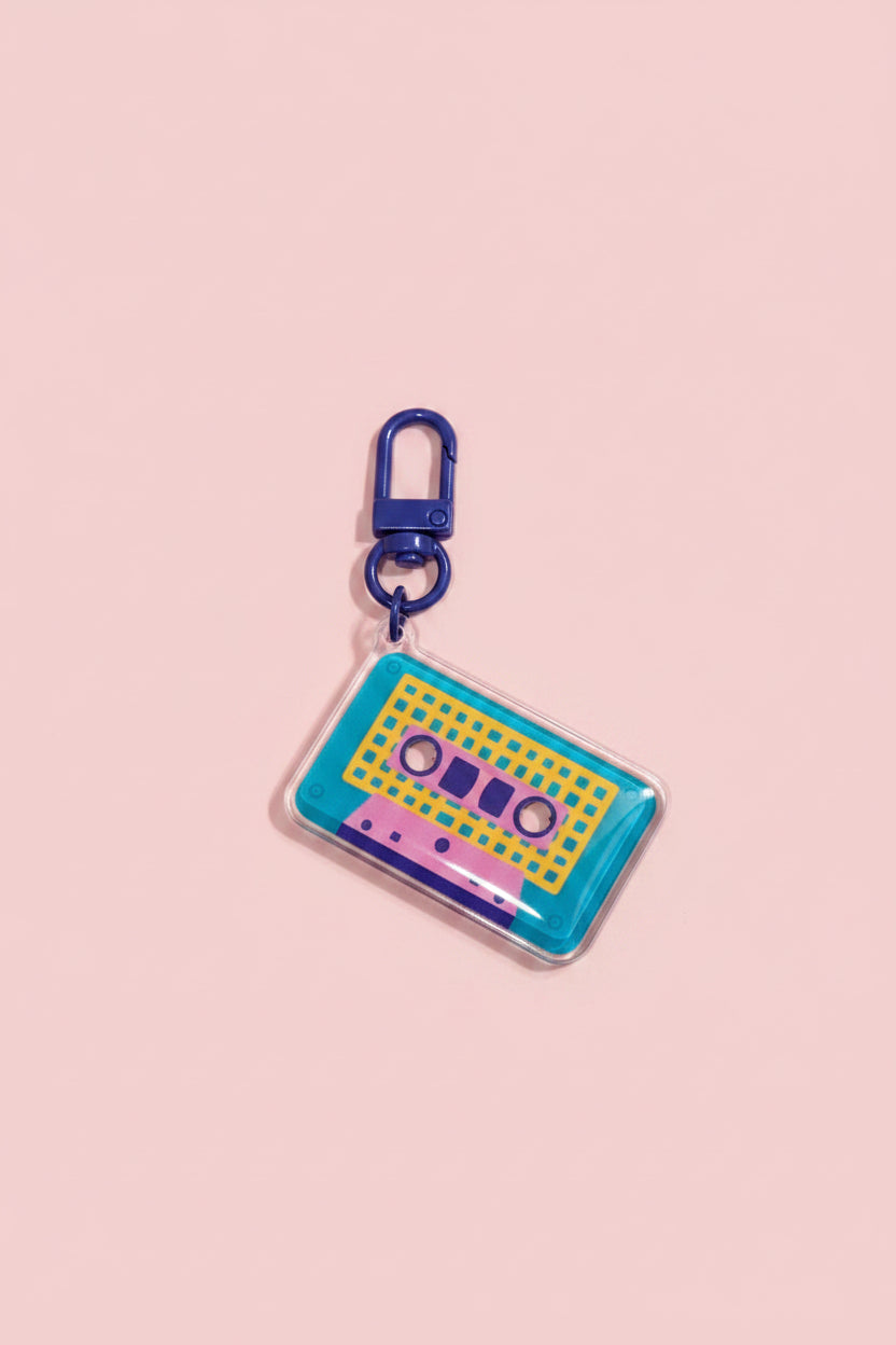 Porte-clés Cassette illustré par Amandine - Trait Sauvage