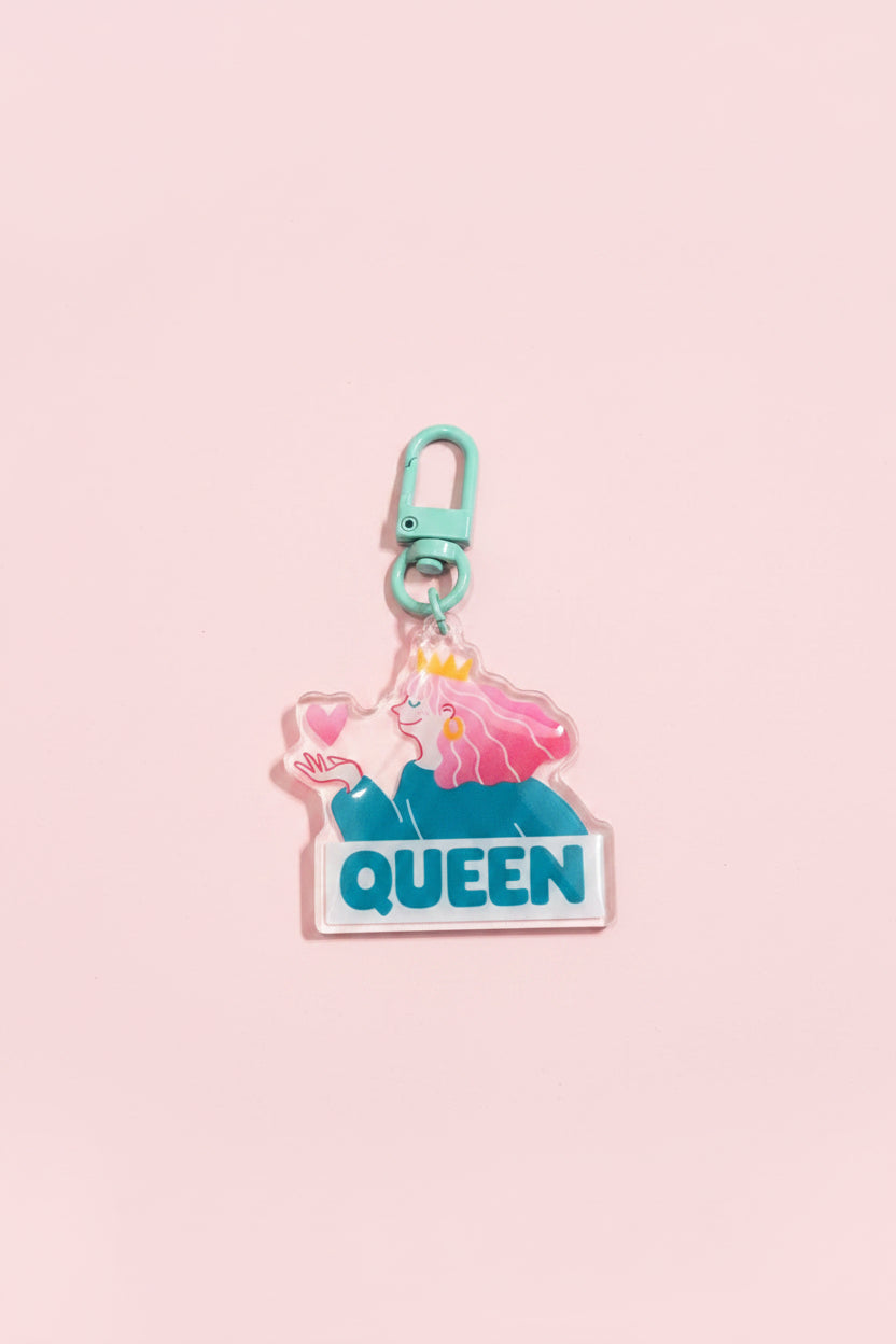 Porte-clés Queen illustré par Amandine - Trait Sauvage