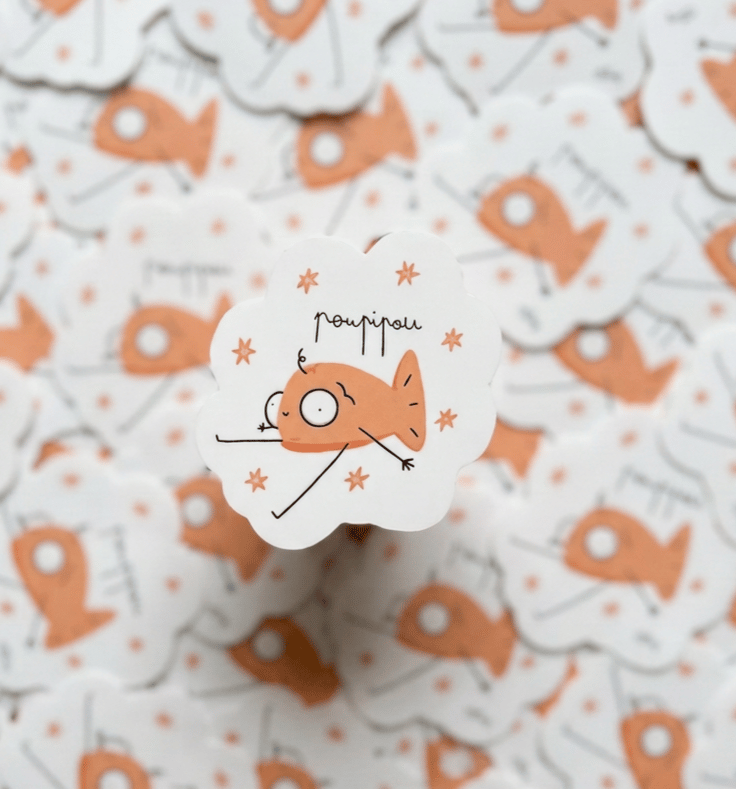 Sticker Poupipou - Petit Nuage
