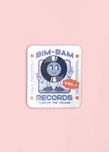 Sticker Bim-Bam Records – Bimbam Studio, coloris violet