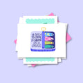 Carte Postale Sardine - Atelier Lune