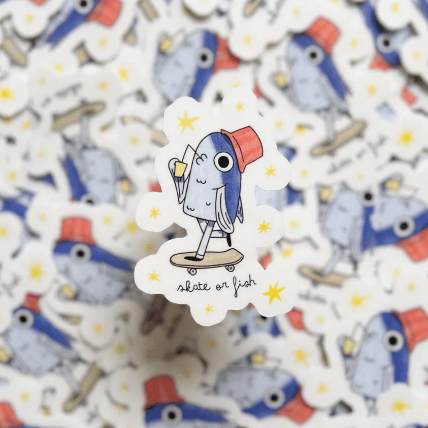 Sticker Skate or fish - Petit Nuage