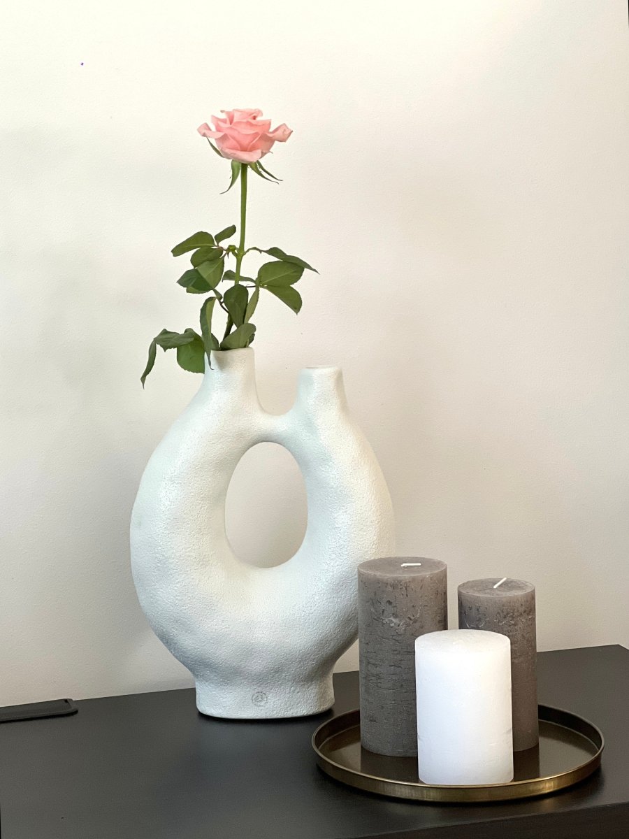 Vase AYLA blanc - B&Inside