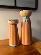 Vase personnage MR rayé orange - B&Inside