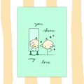 Format A5 You shine my love - Petit Nuage