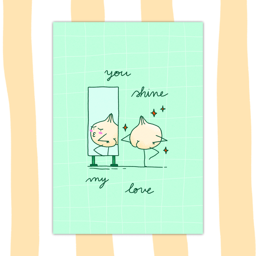 Format A5 You shine my love - Petit Nuage