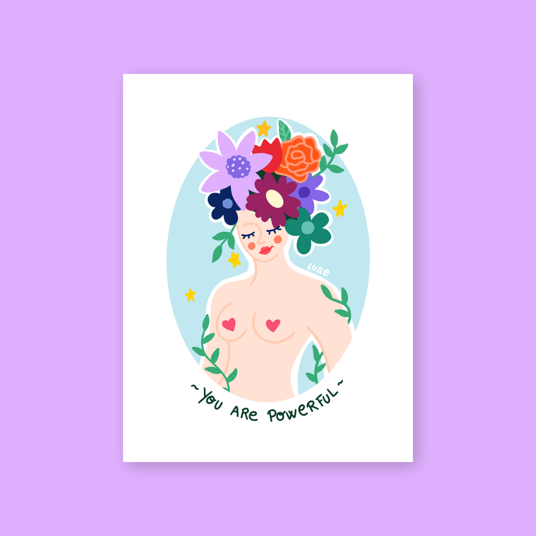 Affiche You are Powerful - Atelier Lune